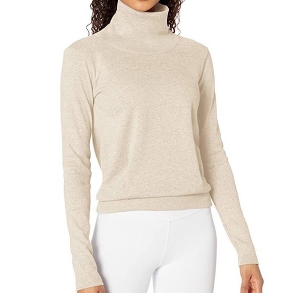 ALO Yoga Sweaters - alo yoga NWT clarity long sleeve ribbed mock neck sweater pullover small